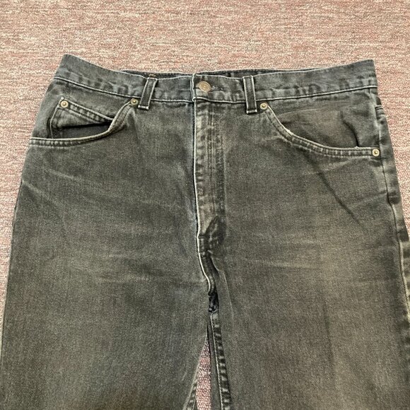 Vintage Levi’s 619 Black Jeans Mens Size 34x30 Orange Tab Faded Made In Canada - Picture 2 of 12